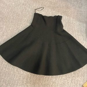 Zara hunter green kint skirt